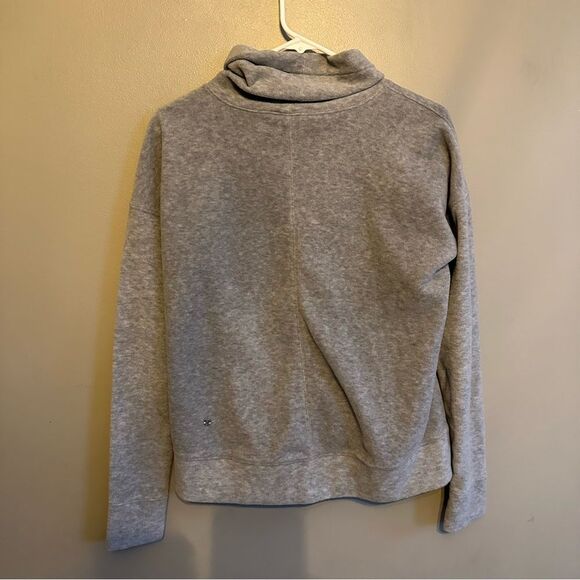 Lululemon Turtleneck Gray Sweater Go Forward Pullover Warm Size 6 - Picture 8 of 8